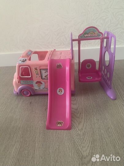 Домик мебель и машинка Лол