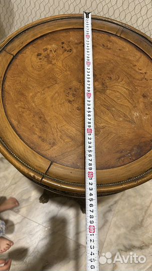 Стол Франция с латуными элементами