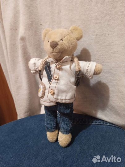 Мишка с гитарой ручной работы)