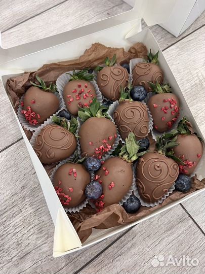 Клубника в бельгийском шоколаде callebaut