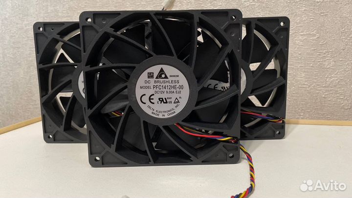 Кулер, вентилятор 9 ампер для asic, асика