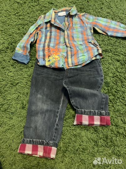 Рубашка и джинсы для мальчика