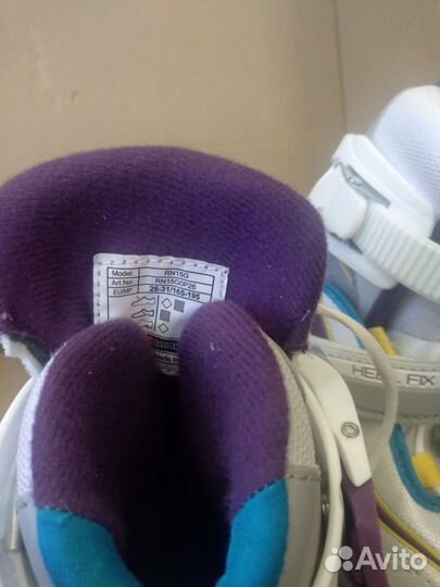 Детские роликовые коньки reaction Rainbow+ шлем +