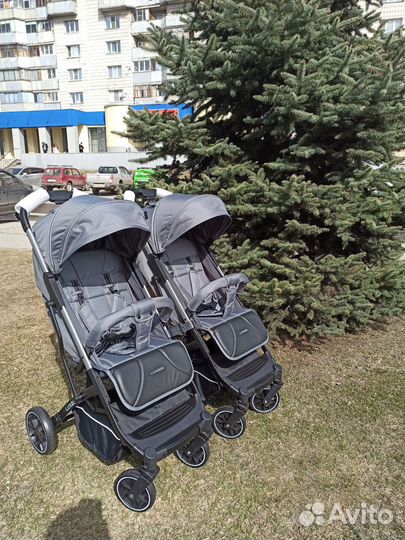 Новая коляска для двойни/погодок Luxmom V3