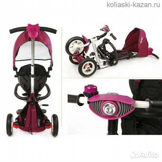 Велосипед коляска Junior 2 moby kids складной