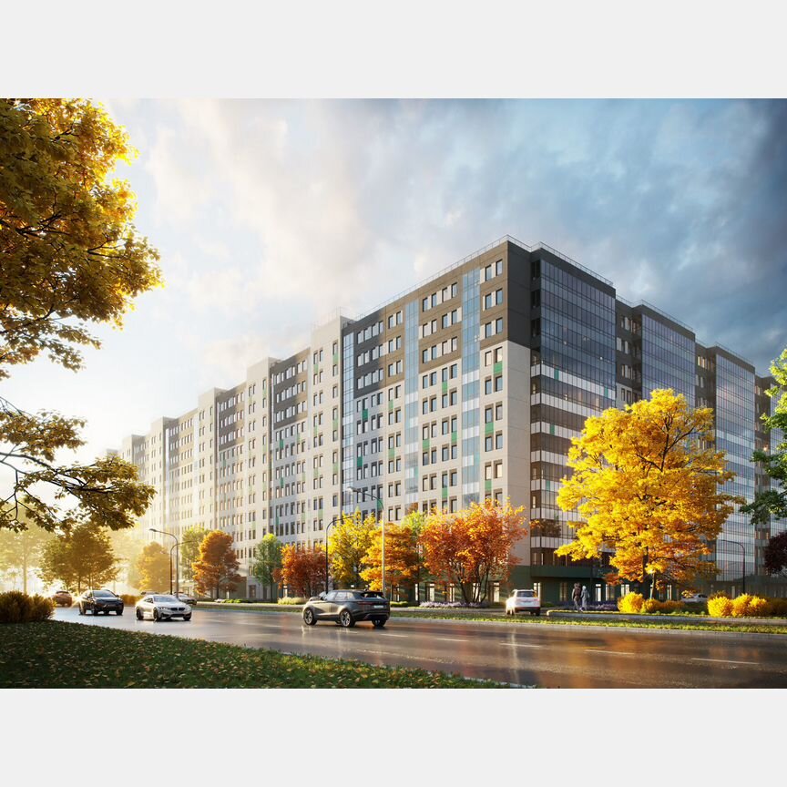 2-к. квартира, 61 м², 3/12 эт.