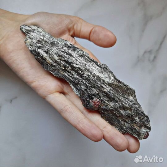 Гранат (альмандин) в метаморфическом сланце