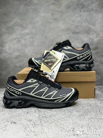 Salomon XT-6 Gore-Tex Black Lunar Rock