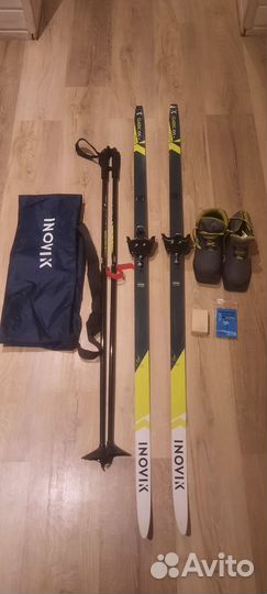 Лыжи беговые с ботинками