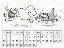 Календари кота Саймона