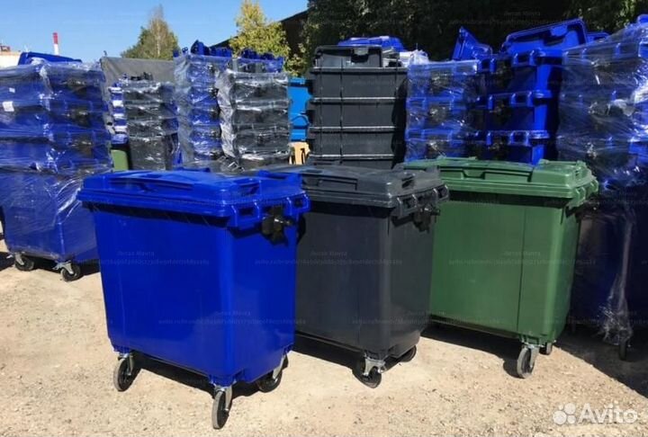 Мусорный Пластиковый Бак 660л C5073