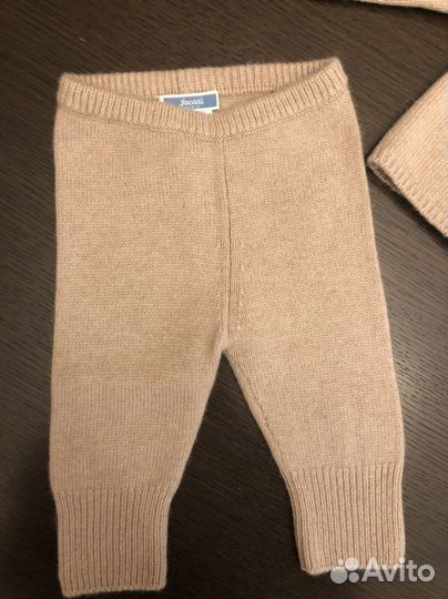 Костюм кардиган штаны кашемир Jacadi