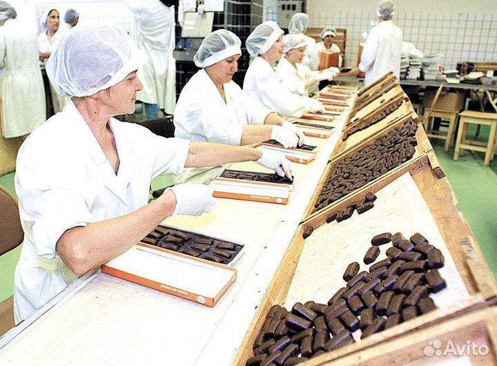 Фасовщица на кондитерское производство