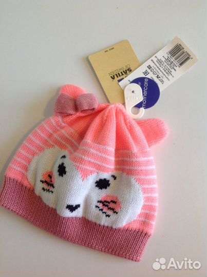 Шапка Satila, Mothercare, 49 р-р, 6-9 мес, новая