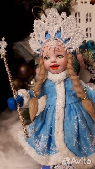 Ватные елочные игрушки