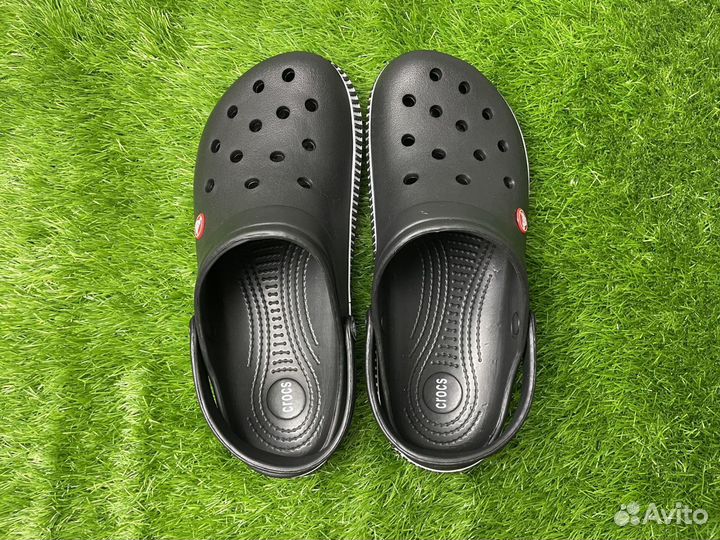 Crocs sabo черные в точку