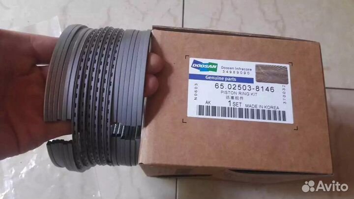 Кольца поршневые Doosan 225 LC-V