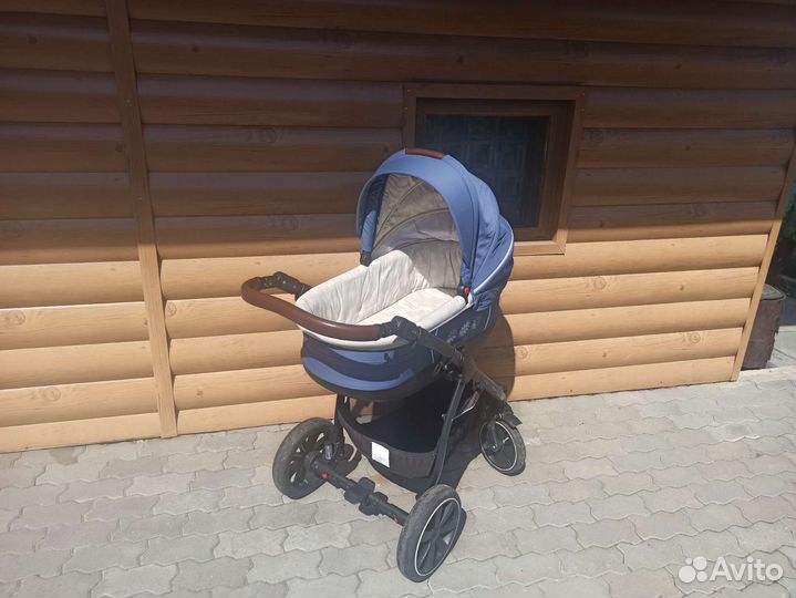 Коляска 3 в 1 Noordi Fjordi, кроватка в подарок