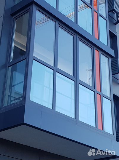 Продается балконная рама из пвх в пол