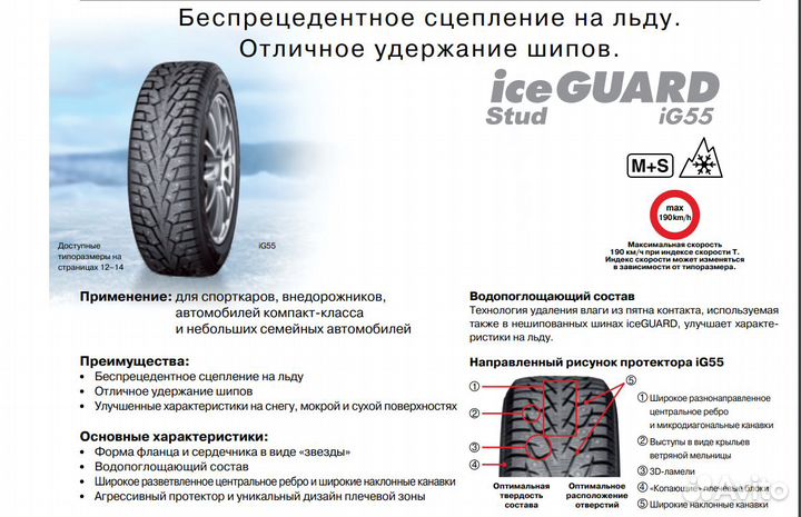 Yokohama Ice Guard Stud IG55 215/55 R17 98T