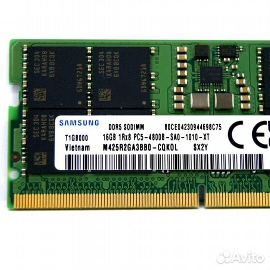 Оперативная память 32GB DDR5 KIT 2x16GB Samsung