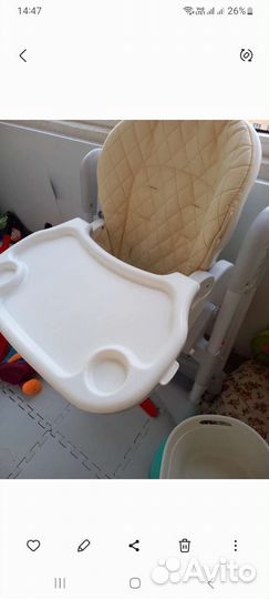 Стульчик для кормления happy baby william