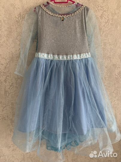 Платье Эльзы 128 рост