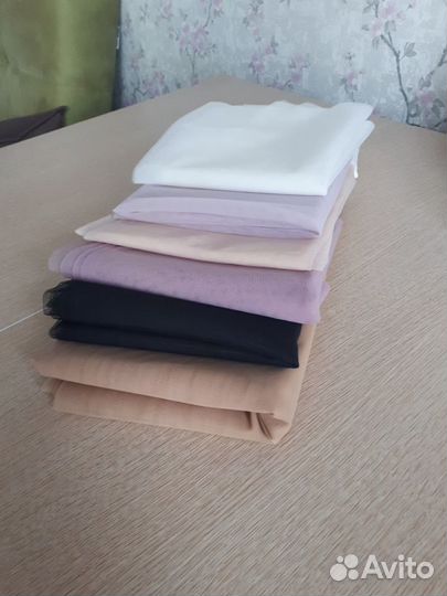 Ткани (вышивка на сетке/сетка санал/тафта/ригелин)