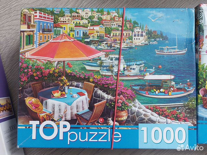 Паззлы 1000 деталей в ассортименте. На фото не все