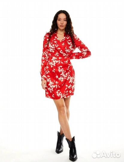 Платье атласное Zolla