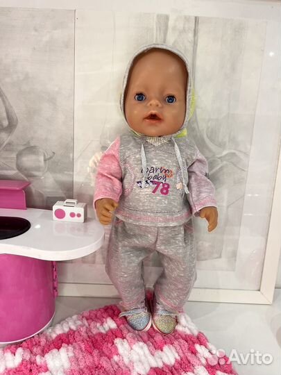 Кукла Baby born с одеждой и кухней
