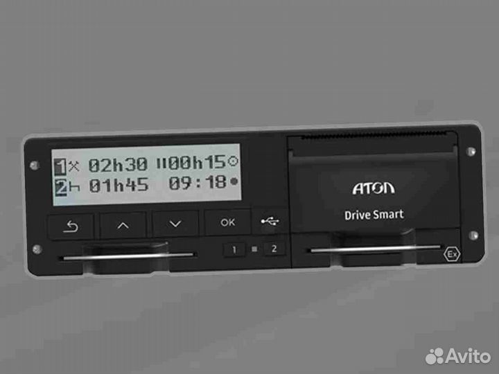 Тахограф Atol drive Smart с блоком скзи.Под ключ