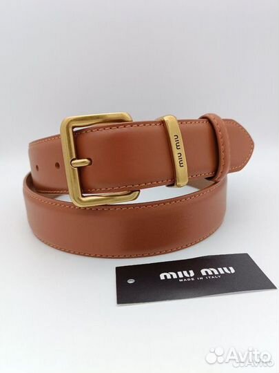 Ремень женский miu miu люкс