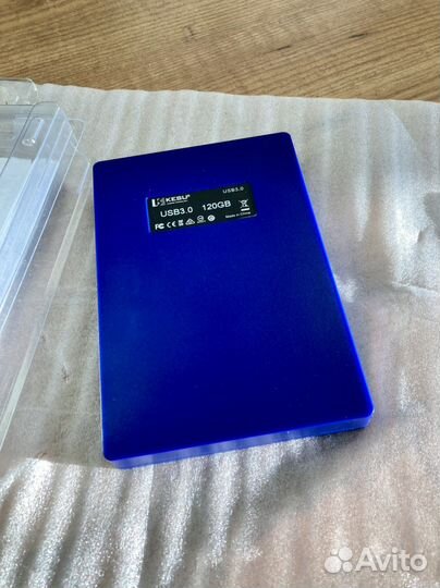 Внешний жёсткий диск 120 Гб Blue
