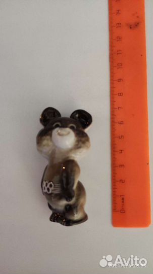 Олимпийский мишка 1980 фарфор