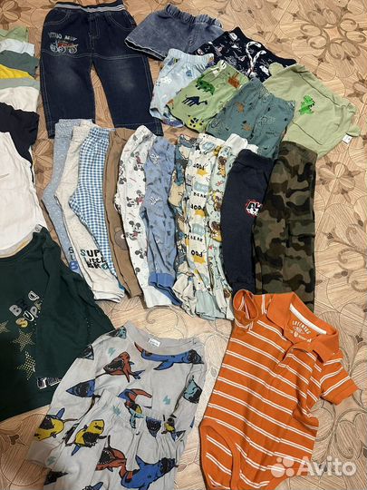 Пакет одежды на мальчика с 5-6 месяцев до года