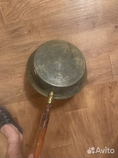 Латунный таз для варенья