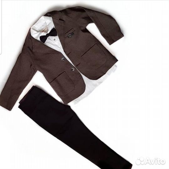 Костюм брючный с пиджаком на выпускной официальный
