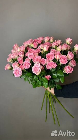 Цветы кустовые розы с доставкой