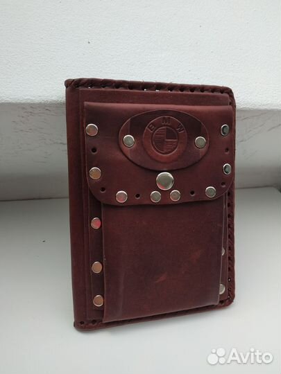 Обложка на права BMW новая кожа в коробке