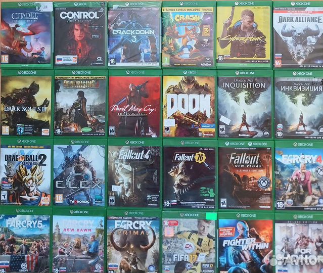 Игры на Xbox One/S/X Nintendo Switch Microsoft ван