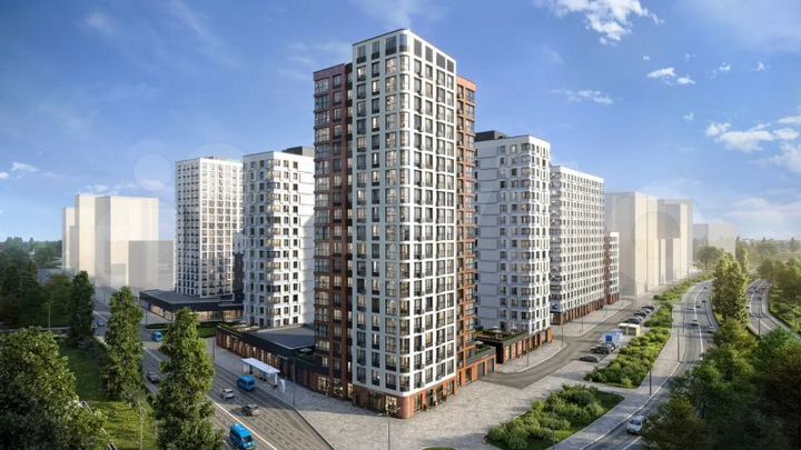 1-к. квартира, 36,3 м², 16/18 эт.