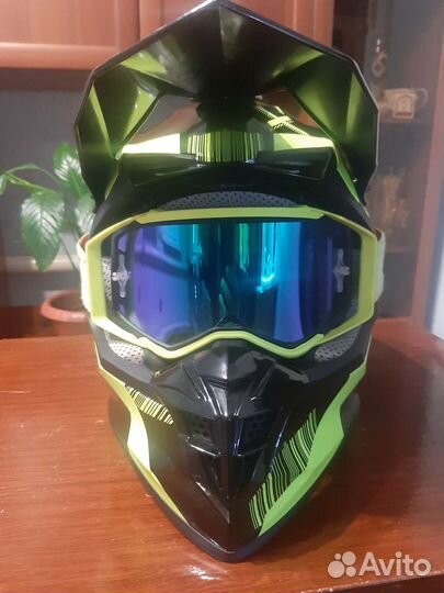 Шлем мото кроссовый GTX 633 #6 (XL)