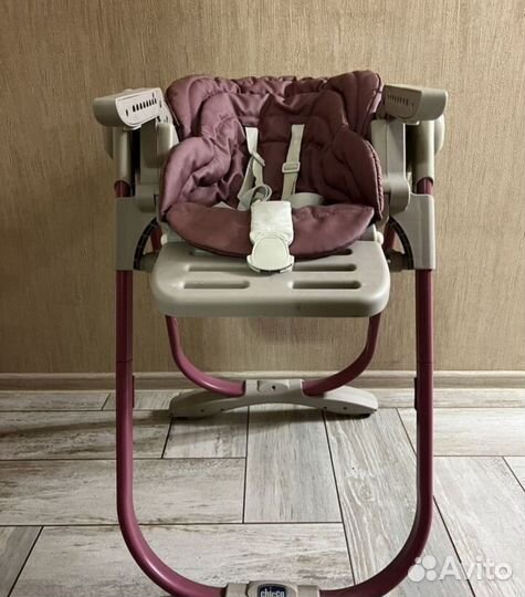 Стульчик для кормления chicco polly magic