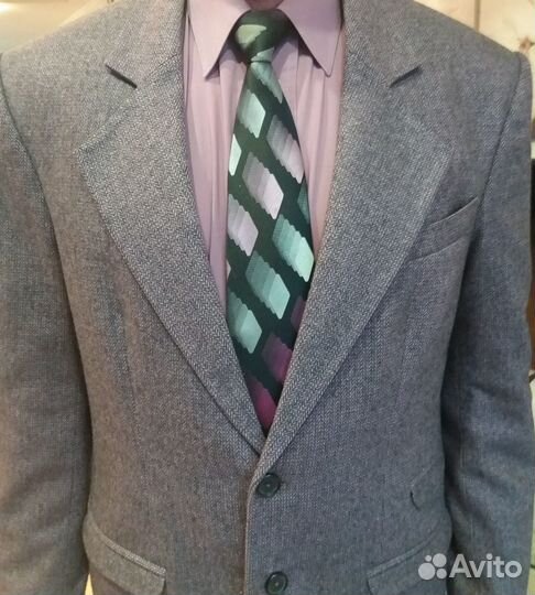 Костюм классический мужской Аметистовый меланж