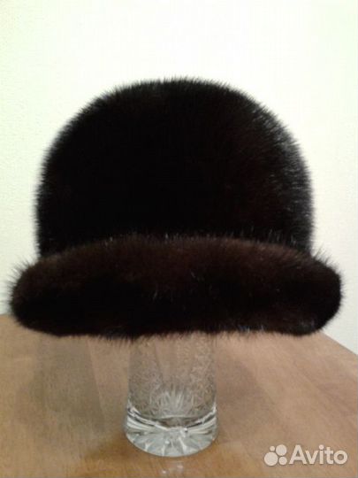 Шапка женская из меха норки