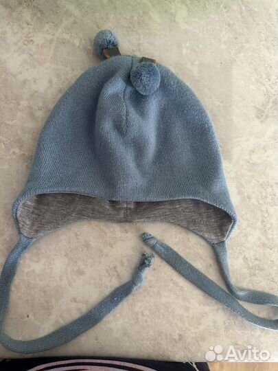 Шапка для мальчика 46-48 размера фирмы nels