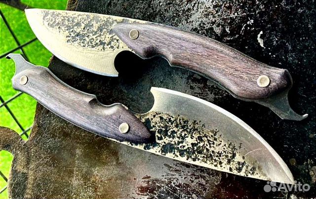 Нож шкуросьемный Акула