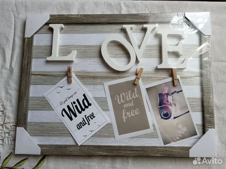 Рамка для фотографий 30 40, новая. В пленке