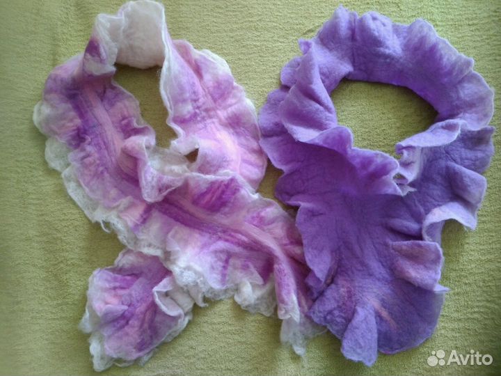 Войлочные шарфики